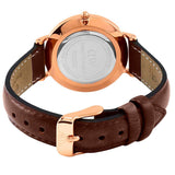 Daniel Wellington Classic Petite St Mawes Black Dial Brown Leather Strap Watch For Women - DW00100225 Authentic Buy Shop Now