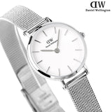 Daniel Wellington Classic Petite Sterling White Dial Silver Mesh Bracelet Watch for Women - DW00100442 Authentic Buy Shop Now
