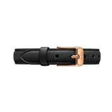 Daniel Wellington Quadro Pressed Sheffield Green Dial Black Leather Strap Watch For Women - DW00100439 Authentic Buy Shop Now