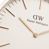 Daniel Wellington Classic Bristol White Dial Brown Leather Strap Watch For Men - DW00100009 Authentic Buy Shop Now