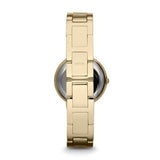 Fossil Virginia White Dial Gold Steel Strap Watch for Women - ES3283 Authentic Buy Shop Now