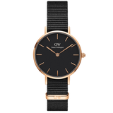 Daniel Wellington Petite Cornwall Black Dial Black Nylon Strap Watch for Women - DW00100247 Authentic Buy Shop Now