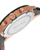 Hugo Boss Talent Chronograph Black Dial Black Leather Strap Watch For Men - 1513580 Authentic Buy Shop Now