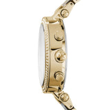 Michael Kors Parker Chronograph Blue Dial Gold Steel Strap Watch For Women - MK6262 Authentic Buy Shop Now