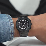 Guess Headliner Multifunction Black Dial Black Steel Strap Watch For Men - GW0572G3 Authentic Buy Shop Now