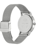 Armani Exchange Cayde Chronograph Black Dial Silver Mesh Strap Watch For Men - AX2714 Authentic Buy Shop Now