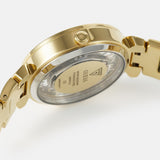 Guess Crystal Clear Analog Gold Dial Gold Steel Strap Watch for Women - GW0470L2 Authentic Buy Shop Now