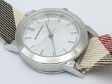 Burberry Heritage Nova Heritage White Dial Leather Strap Watch for Women - BU1395 Authentic Buy Shop Now