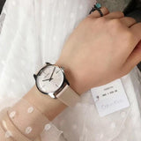 Calvin Klein City White Dial White Leather Strap Watch for Women - K2G231XH Authentic Buy Shop Now