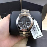 Marc Jacobs Blade Chronograph Black Dial Two Tone Steel Strap Watch for Women - MBM3179 Authentic Buy Shop Now