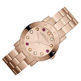 Marc Jacobs Amy Dexter Rose Gold Dial Rose Gold Steel Strap Watch for Women - MBM3216 Authentic Buy Shop Now