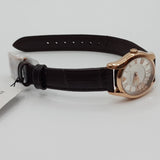 Emporio Armani Classic White Dial Brown Leather Strap Watch For Men - AR9035 Authentic Buy Shop Now