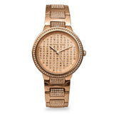Michael Kors Gabbi Rose Gold Dial Rose Gold Steel Strap Watch For Women - MK3986 Authentic Buy Shop Now
