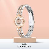 Coach Park Silver Dial Two Tone Steel Strap Watch for Women - 14503642 Authentic Buy Shop Now