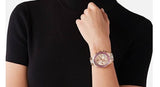 Michael Kors Everest Chronograph Rose Gold Dial Rose Gold Steel Strap Watch For Women - MK7211 Authentic Buy Shop Now