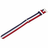 Daniel Wellington Classic Cambridge White Dial Two Tone Nylon Strap Watch For Men - DW00100017 Authentic Buy Shop Now