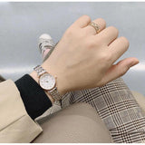 Emporio Armani Gianni Mother of Pearl Dial Two Tone Steel Strap Watch For Women - AR1764 Authentic Buy Shop Now