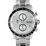 Hugo Boss Rafale Competitive Sport Silver Dial Silver Steel Strap Watch for Men - 1513511 Authentic Buy Shop Now