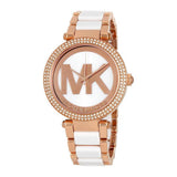 Michael Kors Parker White Dial Two Tone Steel Strap Watch for Women - MK6365 Authentic Buy Shop Now