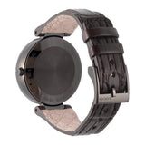 Gucci Interlocking G 18K Gold Black Dial Brown Leather Strap Watch For Women - YA133304 Authentic Buy Shop Now