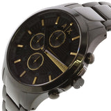 Armani Exchange Hampton Chronograph Black Dial Black Steel Strap Watch For Men - AX2164 Authentic Buy Shop Now