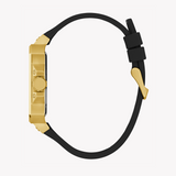 Guess Asteria Multifunction Gold Dial Black Rubber Strap Watch For Women - GW0620L2 Authentic Buy Shop Now