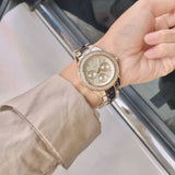 Fossil Stella Multifunction Gold Dial Two Tone Steel Strap Watch for Women - ES4756 Authentic Buy Shop Now