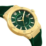 Salvatore Ferragamo F-80 Classic Green Dial Green Rubber Strap Watch for Men - SFHY02022 Authentic Buy Shop Now