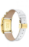 Versace DV25 Diamonds White Dial White Leather Strap Watch For Women - VQF060015 Authentic Buy Shop Now