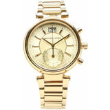 Michael Kors Sawyer White Dial Gold Steel Strap Watch for Women - MK6362 Authentic Buy Shop Now
