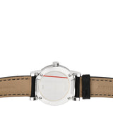 Burberry The City White Dial Black Leather Strap Watch for Women - BU9206 Authentic Buy Shop Now
