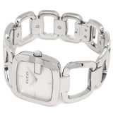 Gucci G-Class Mother of Pearl Dial Silver Steel Strap Watch For Women - YA125404 Authentic Buy Shop Now