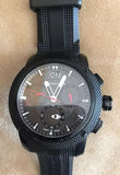 Burberry The Endurance Chronograph Black Dial Black Rubber Strap Watch For Men - BU9802 Authentic Buy Shop Now