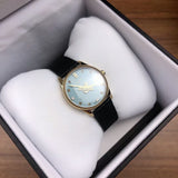 Gucci G Timeless Quartz Blue Dial Black Leather Strap Watch For Men - YA1265018 Authentic Buy Shop Now