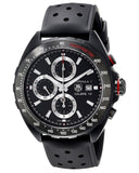 Tag Heuer Formula 1 Automatic Chronograph Black Dial Black Leather Strap Watch for Men - CAZ2011.FT8024 Authentic Buy Shop Now