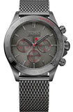 Hugo Boss Talent Gunmetal Dial Grey Mesh Bracelet Watch for Men - 1513637 Authentic Buy Shop Now