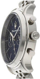 Maserati Epoca Chronograph Blue Dial Silver Steel Strap Watch For Men - R8873618024 Authentic Buy Shop Now