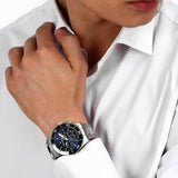Maserati Competizione Chronograph Blue Dial Silver Steel Strap Watch For Men - R8873600009 Authentic Buy Shop Now