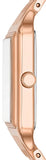 Fossil Raquel Three Hand Date White Dial Rose Gold Steel Strap Watch For Women - ES5271 Authentic Buy Shop Now