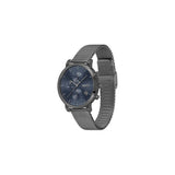 Hugo Boss Skymaster Chronograph Grey Dial Grey Mesh Bracelet Watch for Men - 1513934 Authentic Buy Shop Now