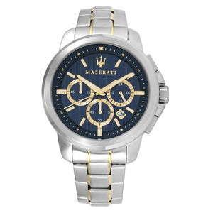 Maserati Successo Chronograph 44mm Stainless Steel Watch For Men - R8873621008 Authentic Buy Shop Now
