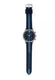 Emporio Armani Luigi Chronograph Quartz Blue Dial Blue Nylon Strap Watch For Men - AR1949 Authentic Buy Shop Now