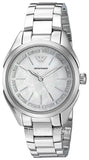 Emporio Armani Valeria Quartz Mother of Pearl Dial Silver Steel Strap Watch For Women - AR11030 Authentic Buy Shop Now
