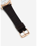 Emporio Armani Luigi White Dial Brown Leather Strap Watch For Men - AR2502 Authentic Buy Shop Now
