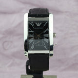Emporio Armani Black Dial Black Leather Strap Watch For Men - AR0143 Authentic Buy Shop Now
