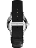 Emporio Armani Gianni Quartz Black Dial Black Leather Strap Watch For Men - AR0382 Authentic Buy Shop Now