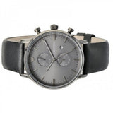 Emporio Armani Classic Grey Dial Grey Leather Strap Watch For Men - AR0388 Authentic Buy Shop Now