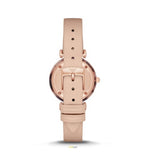 Emporio Armani Mother of Pearl Dial Beige Leather Strap Watch For Women - AR11004 Authentic Buy Shop Now