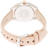 Emporio Armani Valeria Quartz White Dial Beige Leather Strap Watch For Women - AR11031 Authentic Buy Shop Now