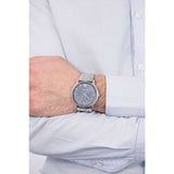 Emporio Armani Kappa Quartz Grey Dial Silver Mesh Bracelet Watch For Men - AR11068 Authentic Buy Shop Now